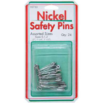 Applique Sequin Pin Nickel Size 8 - 1/2in 500ct - 3073640475030