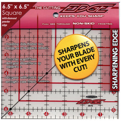 The Cutting EDGE 6.5" x 6.5" Frosted Ruler Bulk