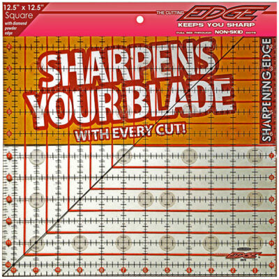The Cutting EDGE 12.5" x 12.5" Clear Ruler Bulk