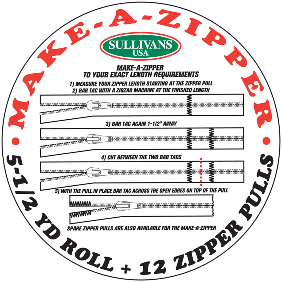 Make-A-Zipper - Sullivans USA