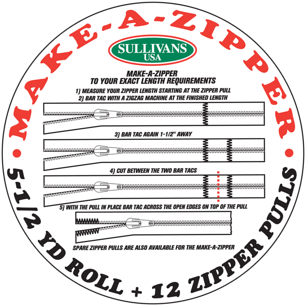 Universal Zipper Repair Kit Fix-A-Zip - MyNotions