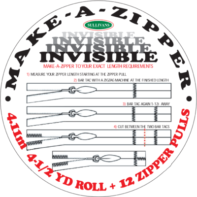Invisible Make-A-Zipper