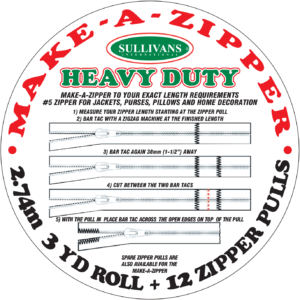Heavy Duty Make-A-Zipper