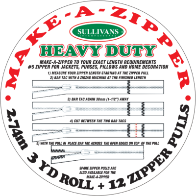 Heavy Duty Make-A-Zipper