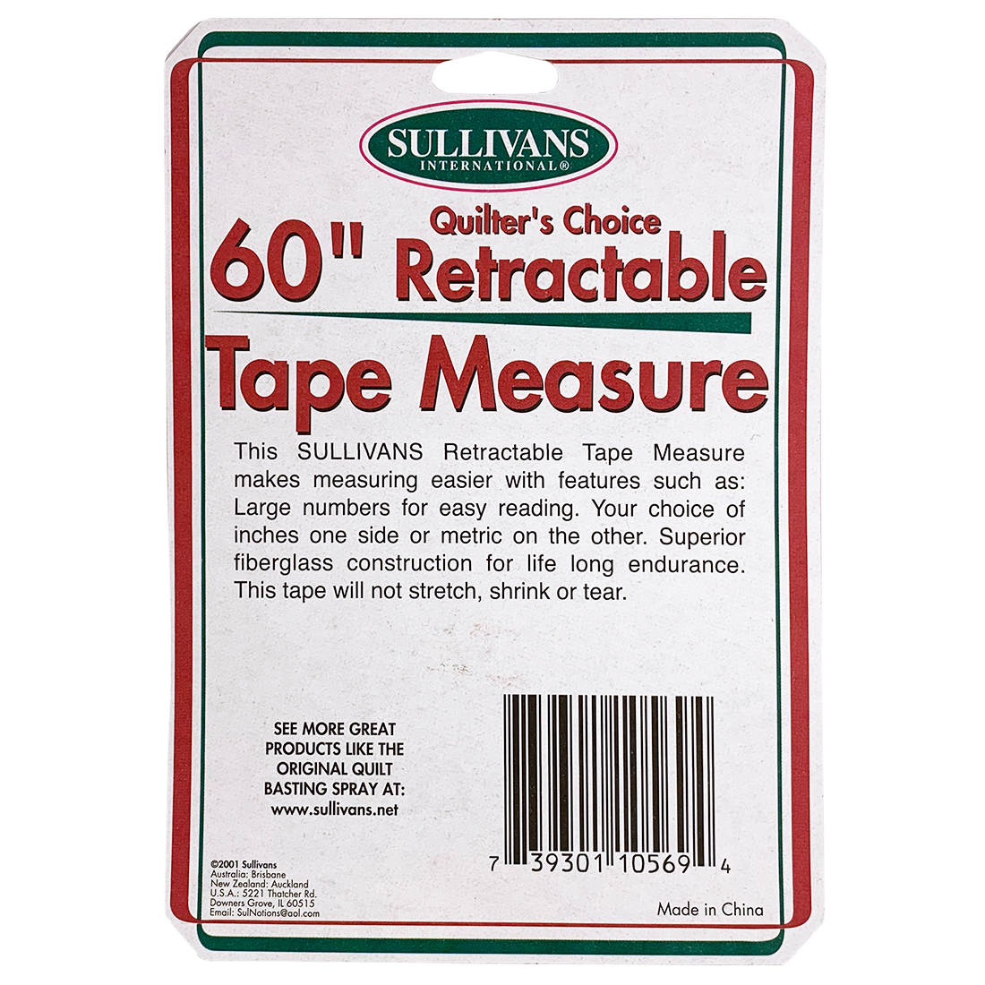 60 Retractable Tape Measure Bulk - Sullivans USA
