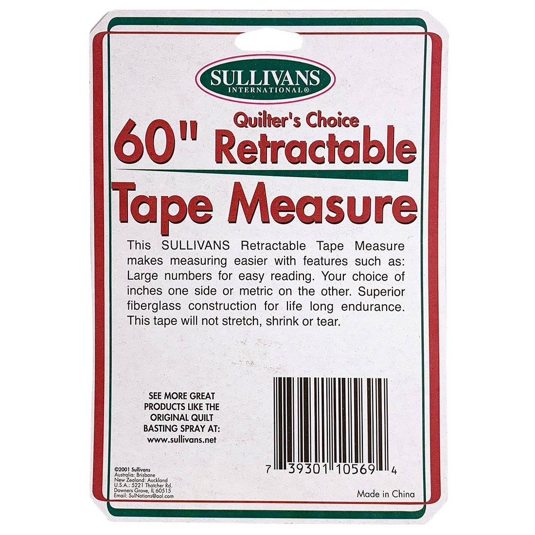 Allary Retractable Tape Measure 60