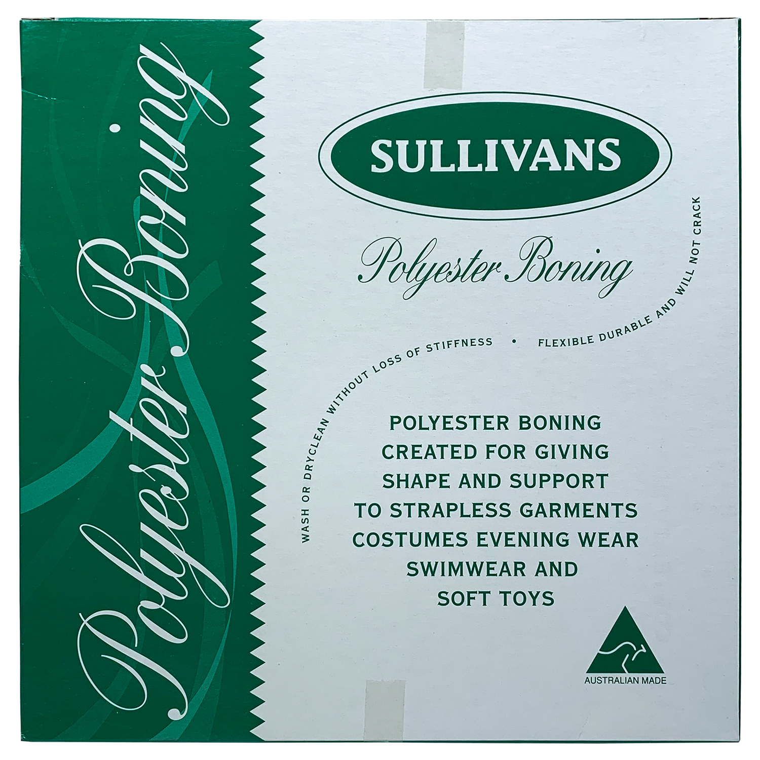 Sullivans Poly Boning, White-12 mm – Lincraft