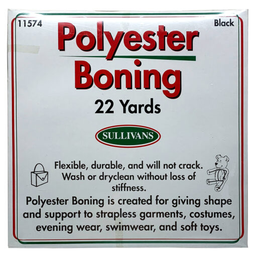 Polyester Boning (Black) - Image 2