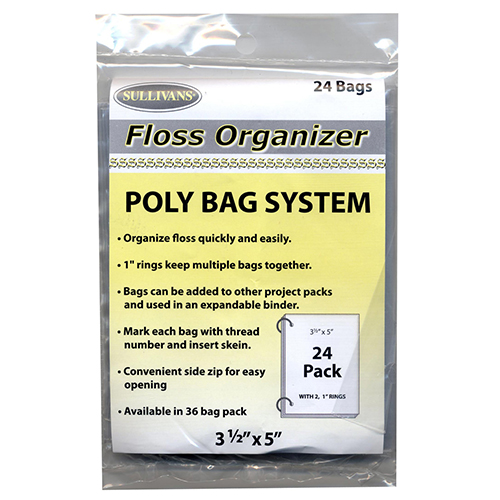 Poly Bag System Floss Organizer (24) Bulk - Sullivans USA