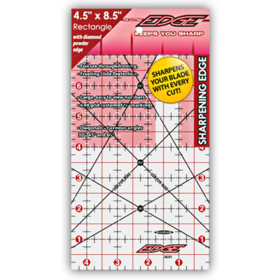 The Cutting EDGE 4.5" x 8.5" Frosted Ruler Bulk