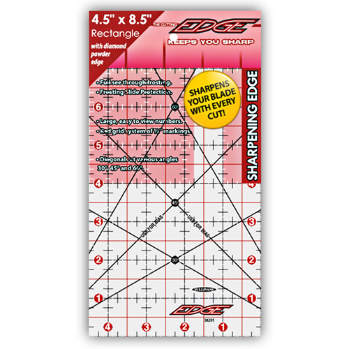 6.5 x 24.5 Frosted The Cutting EDGE Ruler - Sullivans USA