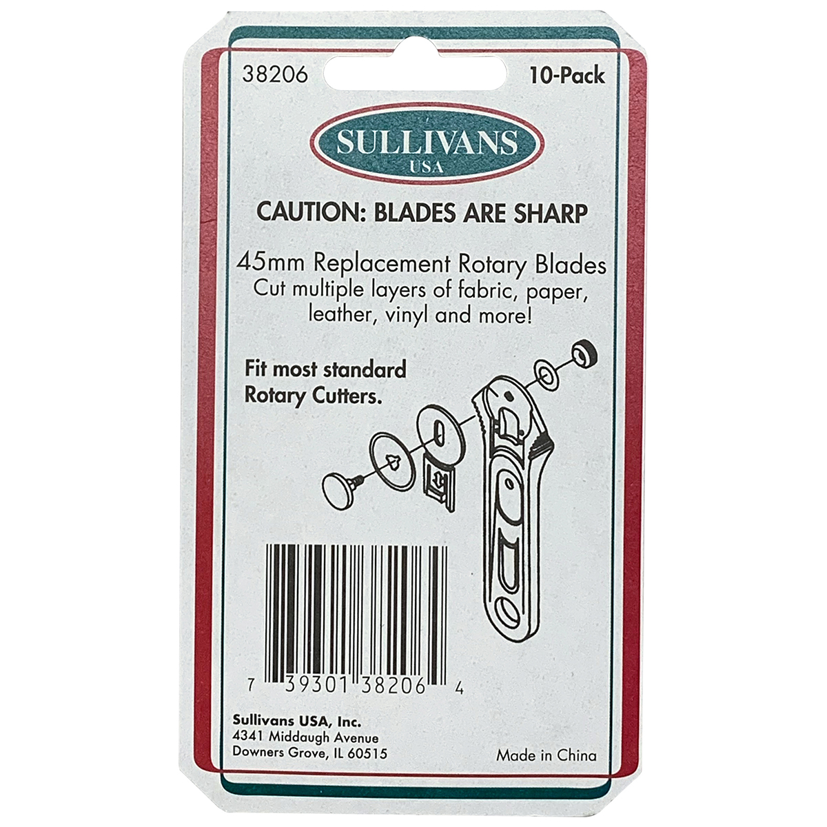 Rotary Blades 10 Pack Bulk - Sullivans USA