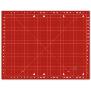 Small Double Sided Cutting Mat Red