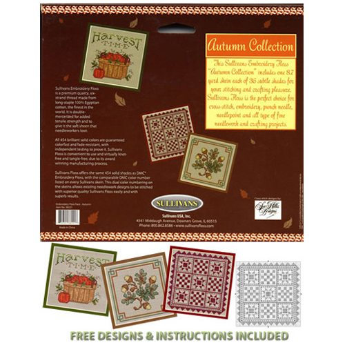 Autumn Embroidery Floss Pack