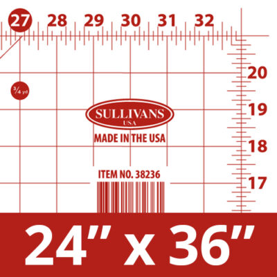 Sullivans 39236 Add A Mat 12x24” Joinable Cutting Mat, Double Sided, Self  Healing at