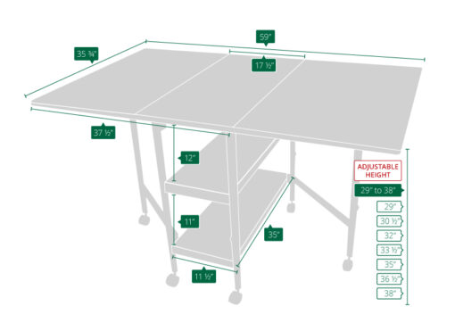 Adjustable Home Hobby Table - Image 7