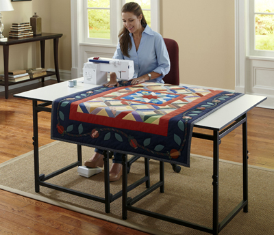 ADJUSTABLE QUILTING FRAME