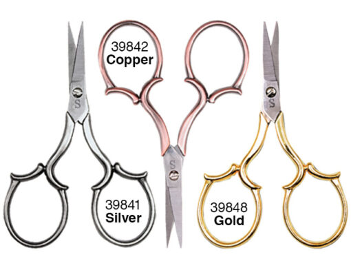 Leaf Handle Embroidery Scissors