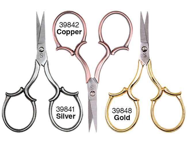 Leaf Handle Embroidery Scissors Bulk - Sullivans USA