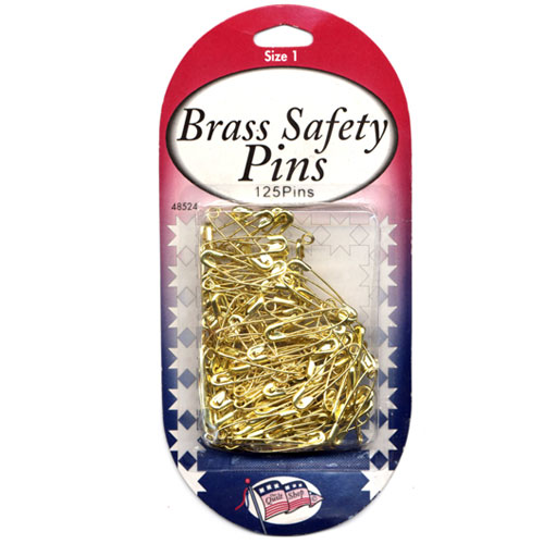 Traditional Brass Safety Pins - Wholesale Prices on Safety Pins by