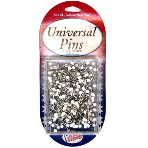 Universal Pins Size 24 - White