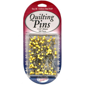 Quilting Pins Size 28 - Yellow