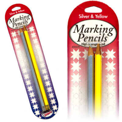 Marking Pencils - Yellow & Silver