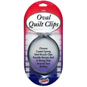 Oval Quilt Clips - 2 Pair