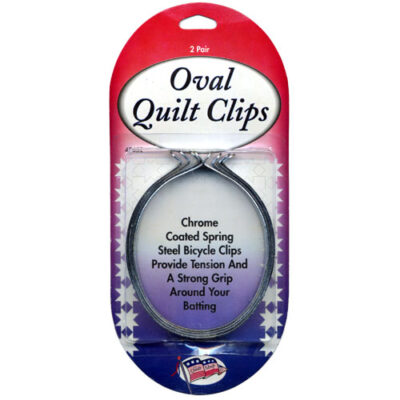 Oval Quilt Clips - 2 Pair