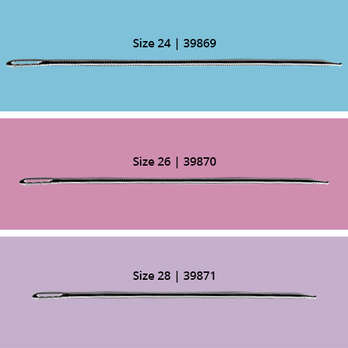 Needle Size Guide. Cross stitch