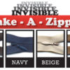 Invisible Make-A-Zipper