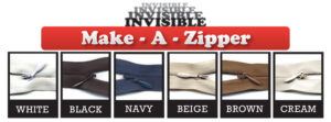 Invisible Make-A-Zipper