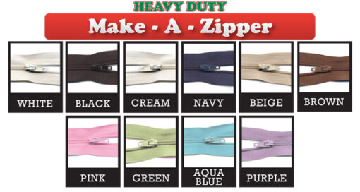 Heavy Duty Make-A-Zipper