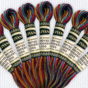 Overdyed Embroidery Floss