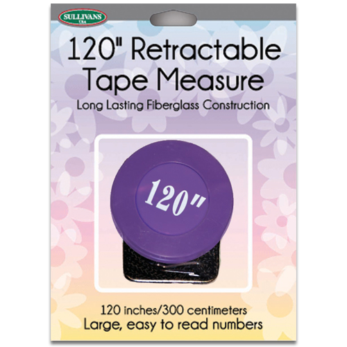 Measuring Retractable Tape Measure 60 / 150cm - PURPLE